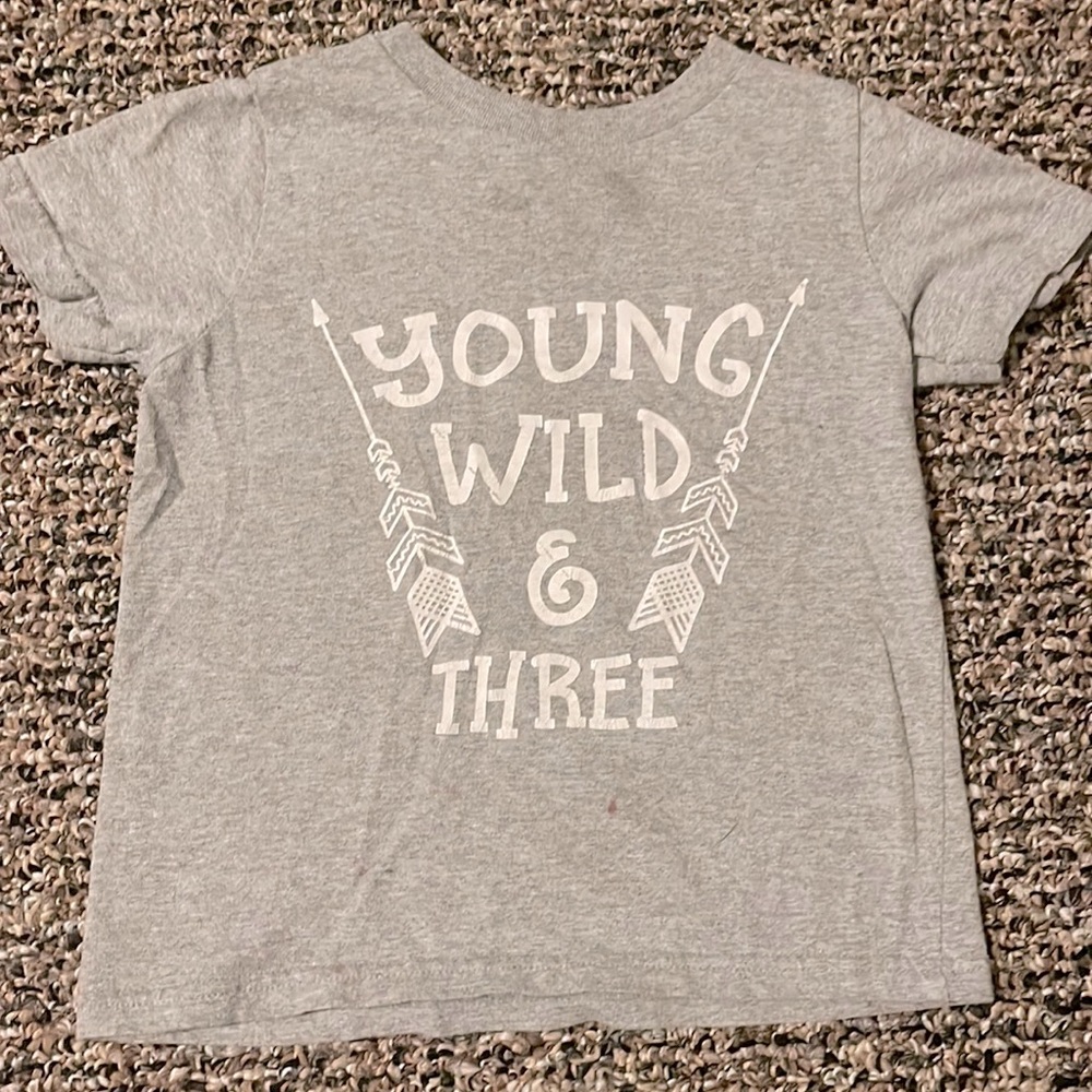 Young wild and three tee-shirt